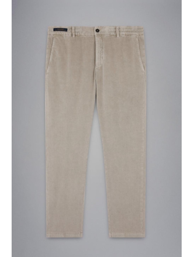 Paul and Shark Soft touch corduroy drawstring trousers 029 Beige