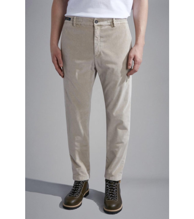Paul and Shark Soft touch corduroy drawstring trousers 029 Beige