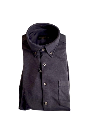 Paul and Shark Extrasoft interlock shirt 653 Blue