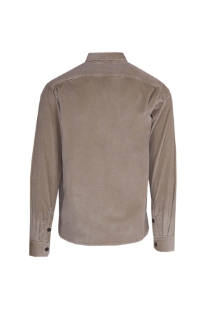 Paul and Shark Corduroy overshirt w moon badge 029 Beige
