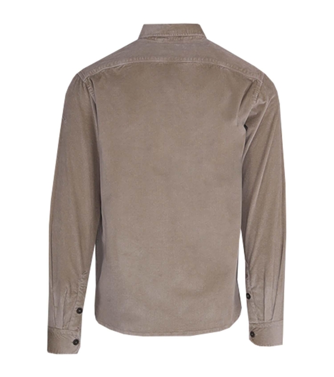 Paul and Shark Corduroy overshirt w moon badge 029 Beige
