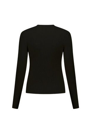 Nikkie Elida Boucle Top 9000 Black
