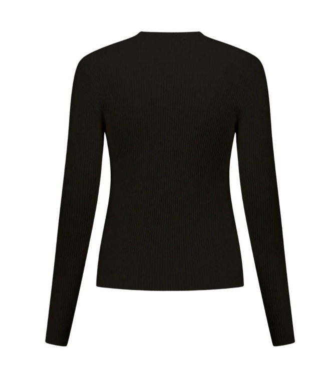 Nikkie Elida Boucle Top 9000 Black