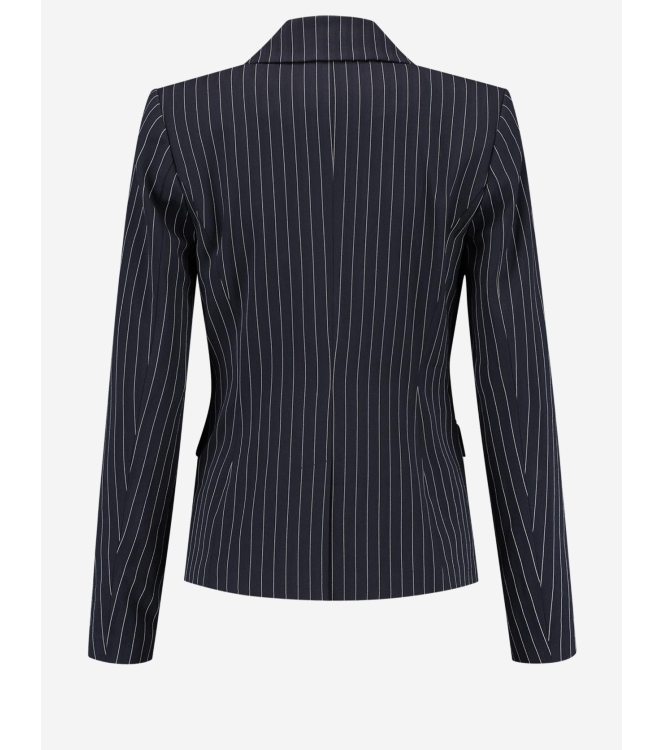 Nikkie Ellis Pinstripe Blazer 7800 Navy
