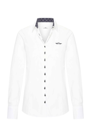 HV Polo Blouse HVSColette 0001 White