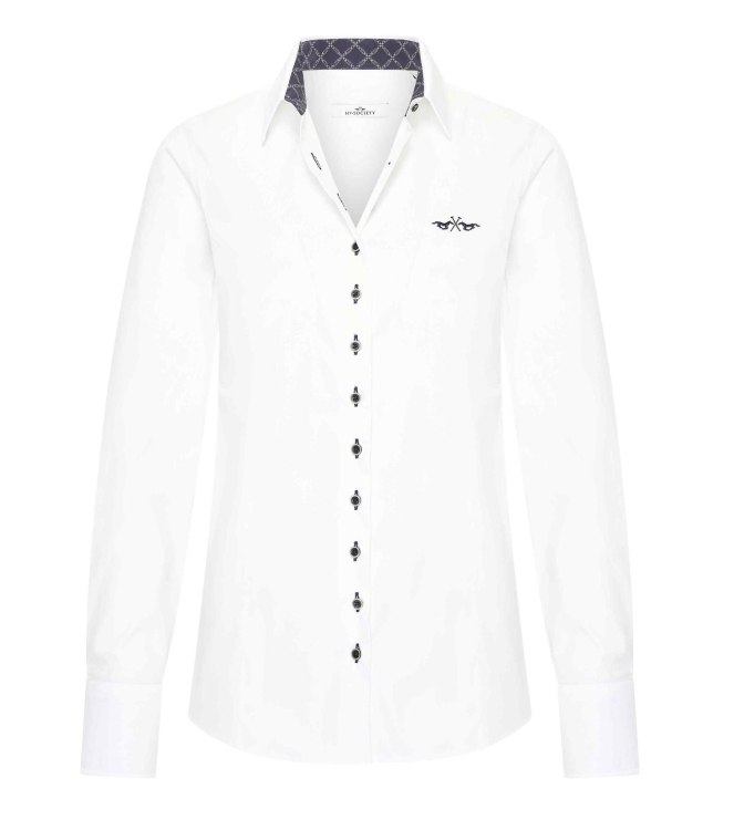 HV Polo Blouse HVSColette 0001 White