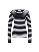 Studio Anneloes Luna stripe pullover 6911 dark blue/off white
