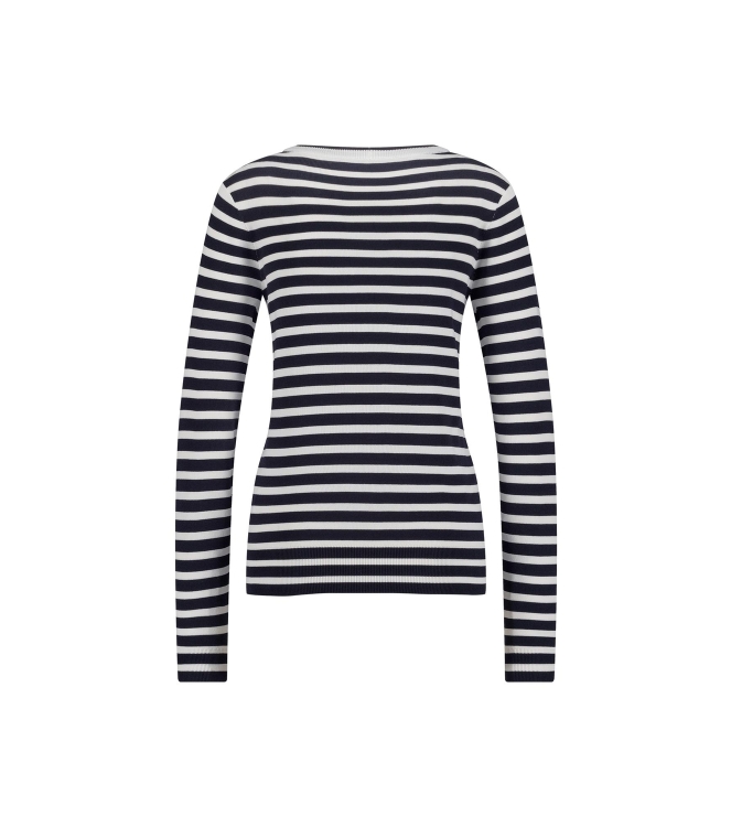 Studio Anneloes Luna stripe pullover 6911 dark blue/off white