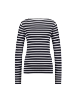 Studio Anneloes Luna stripe pullover 6911 dark blue/off white
