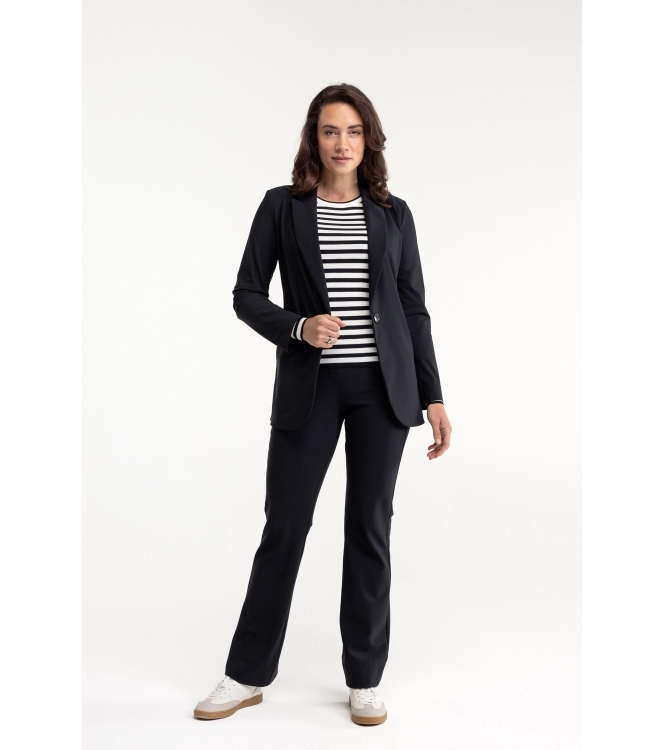 Studio Anneloes Flair bonded trousers 9000 black