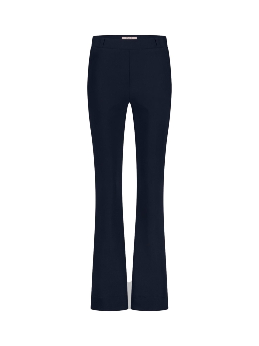 Studio Anneloes Flair bonded trousers 6900 dark blue