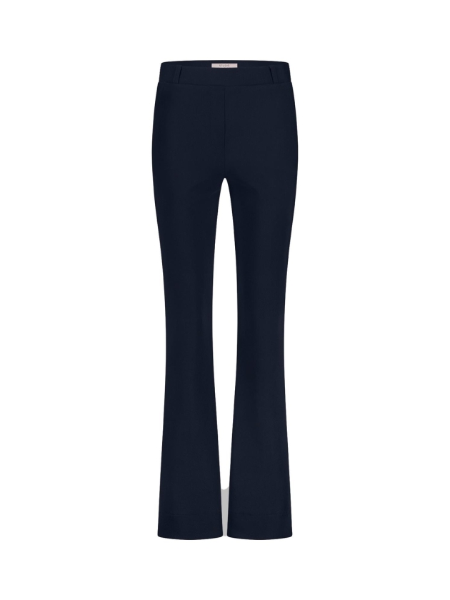 Studio Anneloes Flair bonded trousers 6900 dark blue