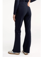 Studio Anneloes Flair bonded trousers 6900 dark blue