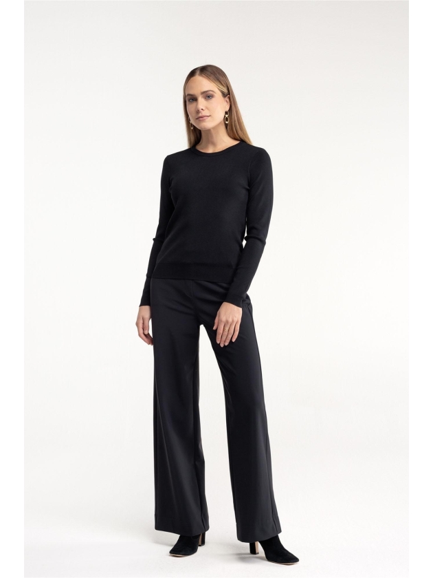 Studio Anneloes Lexie bonded trousers 9000 black