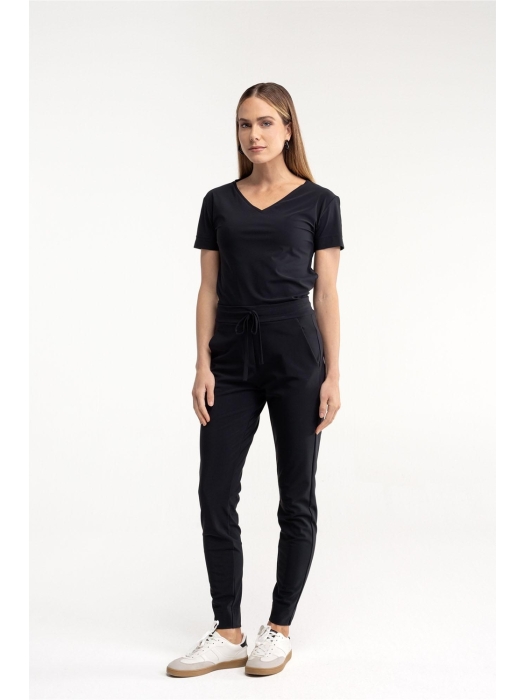 Studio Anneloes Downstairs bonded trousers 9000 black