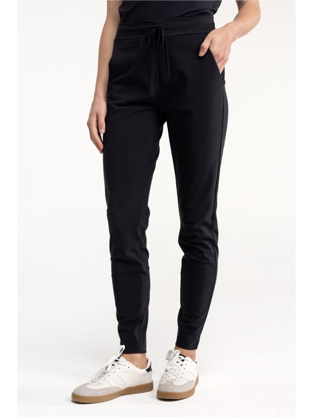 Studio Anneloes Downstairs bonded trousers 9000 black