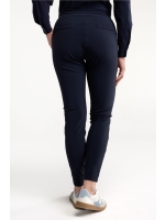 Studio Anneloes Downstairs bonded trousers 6900 dark blue