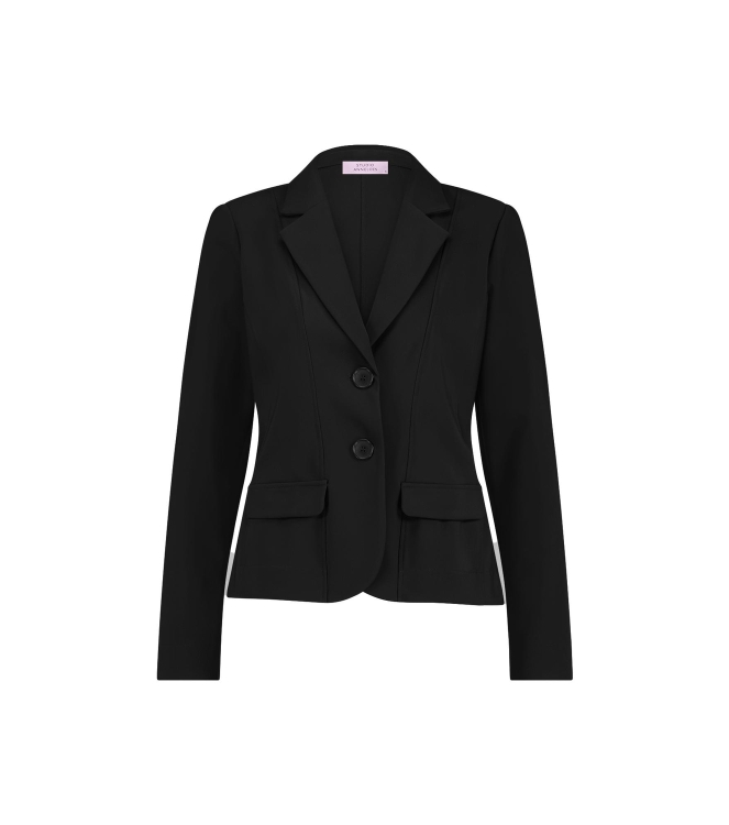 Studio Anneloes Bright bonded blazer 9000 black