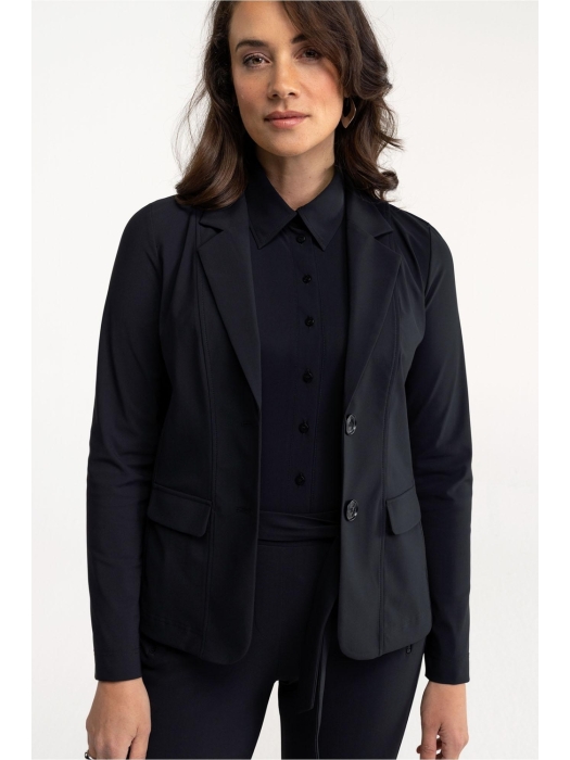 Studio Anneloes Bright bonded blazer 9000 black