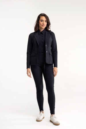 Studio Anneloes Bright bonded blazer 9000 black