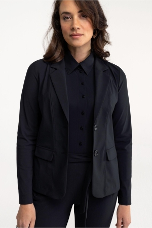 Studio Anneloes Bright bonded blazer 9000 black