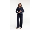 Studio Anneloes Bright bonded blazer 6900 dark blue