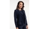 Studio Anneloes Bright bonded blazer 6900 dark blue