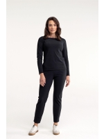Studio Anneloes Anne bonded trousers 9000 black
