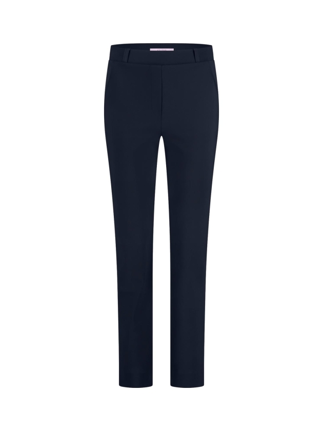 Studio Anneloes Anne bonded trousers 6900 dark blue