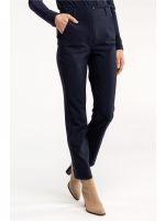 Studio Anneloes Anne bonded trousers 6900 dark blue