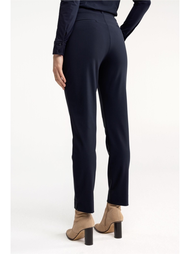 Studio Anneloes Anne bonded trousers 6900 dark blue