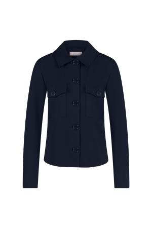 Studio Anneloes Claire bonded jacket 6900 dark blue