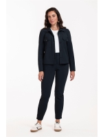 Studio Anneloes Claire bonded jacket 6900 dark blue