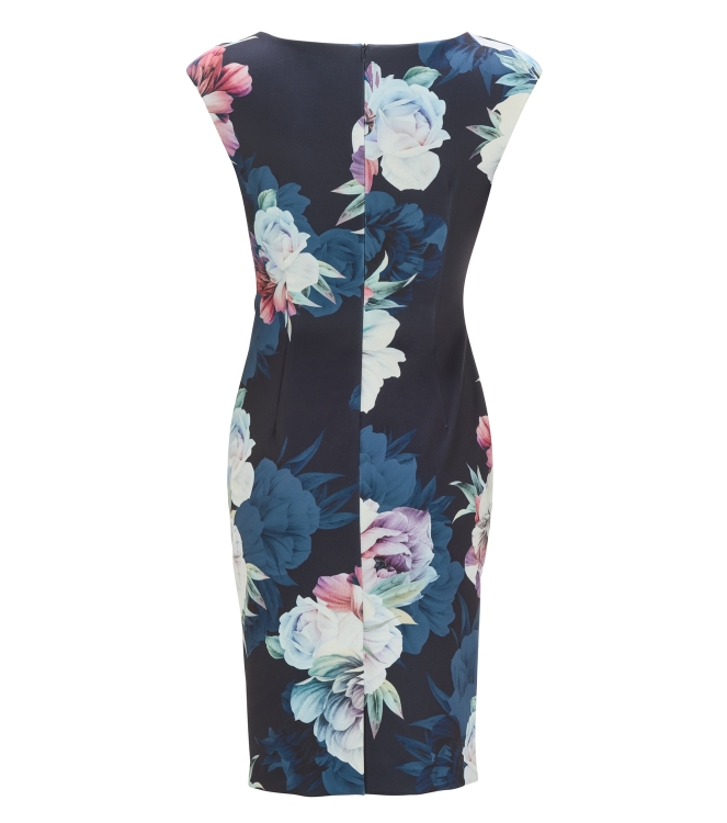 Swing Cocktailjurk Scuba 3001 Navy/multi