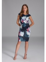 Swing Cocktailjurk Scuba 3001 Navy/multi