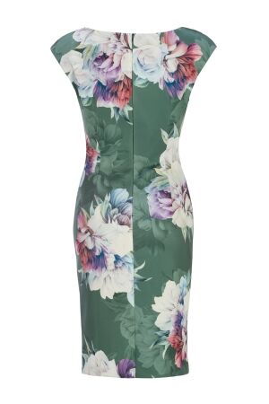 Swing Cocktailjurk Scuba 5501 Moss green/multi