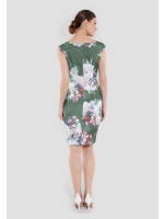 Swing Cocktailjurk Scuba 5501 Moss green/multi