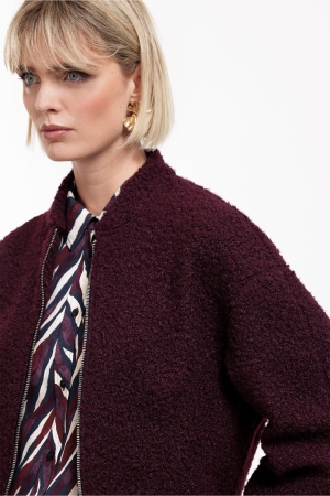 Studio Anneloes Lies bomber jacket 3800 blackberry