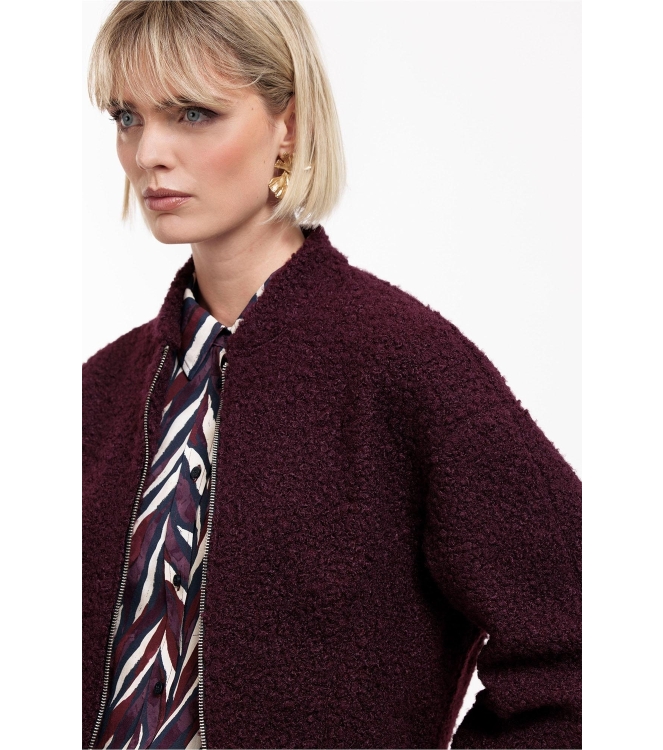 Studio Anneloes Lies bomber jacket 3800 blackberry