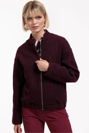 Studio Anneloes Lies bomber jacket 3800 blackberry