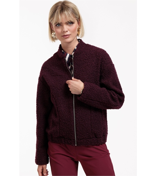 Studio Anneloes Lies bomber jacket 3800 blackberry