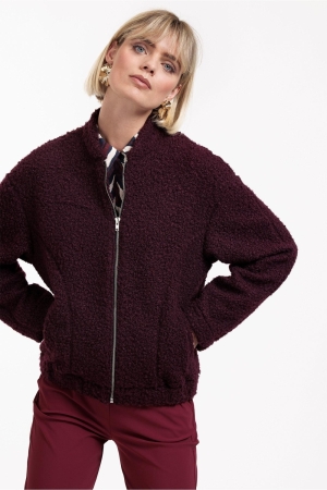 Studio Anneloes Lies bomber jacket 3800 blackberry