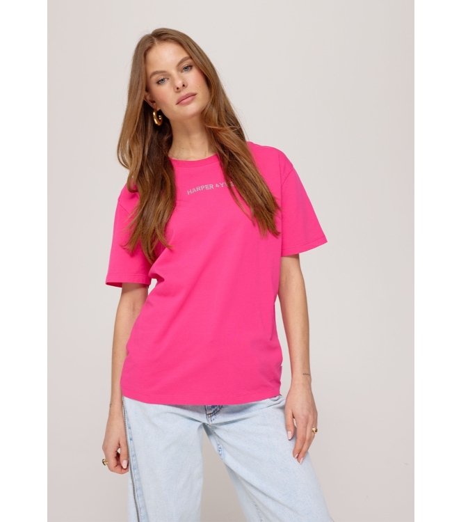 Harper and Yve RHINESTONE-SS 601 hot pink