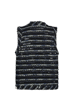 NUKUS Taylor Gilet Paillet 70 navy