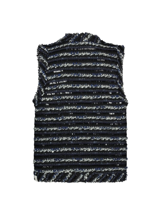 NUKUS Taylor Gilet Paillet 70 navy