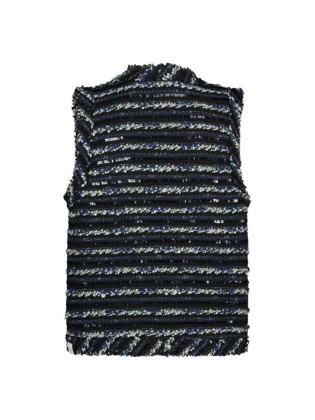 NUKUS Taylor Gilet Paillet 70 navy