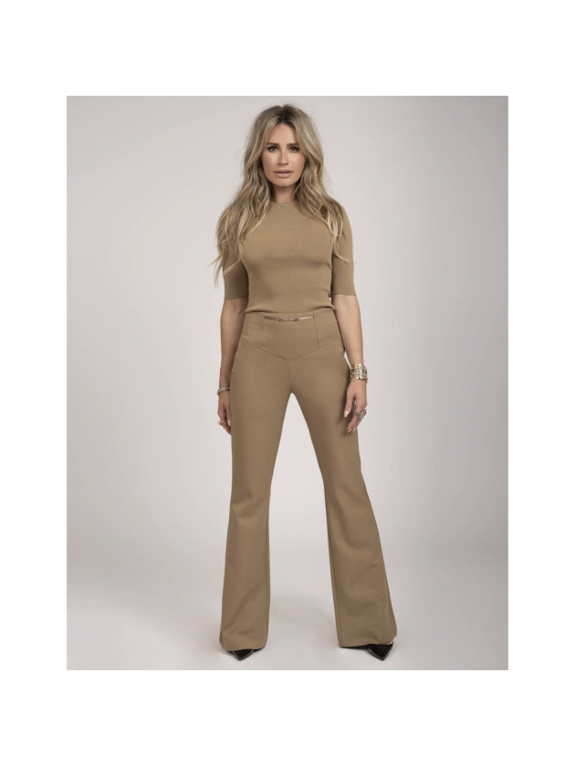 Nikkie Domenica pants 2585 Oaked Wood