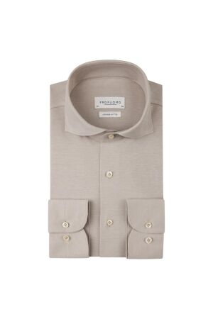 Profuomo SHIRT X-CUTAWAY SF SC BEIGE Beige