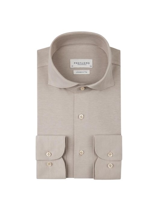 Profuomo SHIRT X-CUTAWAY SF SC BEIGE F Beige
