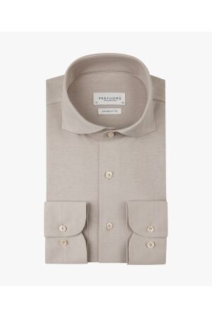 Profuomo SHIRT X-CUTAWAY SF SC BEIGE Beige